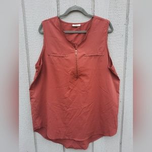 MPH Collection Sleeveless Blouse Size 1X